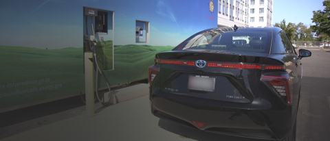 Hydrogen fueling station at the National Park Service Brentwood site in Washington, D.C.
