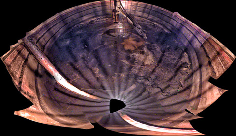 A composite photo shows the interior of Tank C-105.