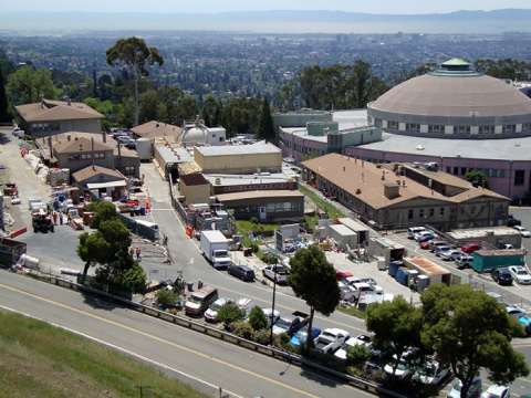 The Lawrence Berkeley National Laboratory Old Town area before completion of the first of four cleanup phases.