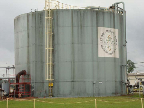 A Savannah River Site fire water tank to be replaced in effort to upgrade infrastructure and reduce maintenance costs.