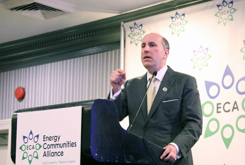DOE Under Secretary for Science Paul Dabbar speaks at the Energy Communities Alliance's annual conference.