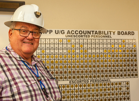 Pete Graham is the new chief of mining at the Waste Isolation Pilot Plant.