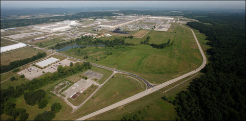 The property EM is transferring to the Southern Ohio Diversification Initiative is about 80 open acres in size, located adjacent to Perimeter Road in the southeast portion of the Portsmouth Gaseous Diffusion Plant site.