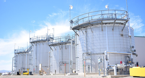 Water Treatment Building, which will distribute Hanford Site water to numerous support buildings and sends process water to the Low-Activity Waste Facility and Analytical Laboratory.
