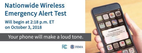 FEMA nationwide test graphic 