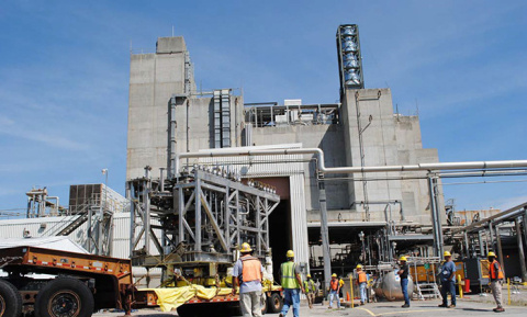Melter 3 enters the Defense Waste Processing Facility in June 2017. It poured its first canister of vitrified high-level radioactive waste in December 2017.