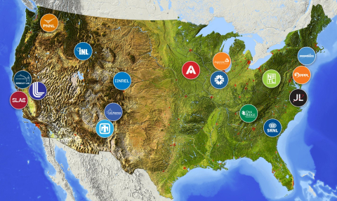 The DOE National Lab System Map