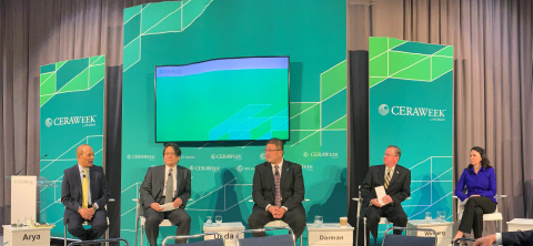 ASFE Winberg on a panel discussing enhanced oil recovery