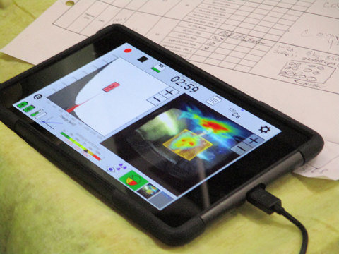 An underwater imaging camera helps remote operators at the Hanford Site quantify the amount of radioactive material in debris stored at the former K West Reactor fuel storage basin. The detailed information will help inform future environmental cleanup de