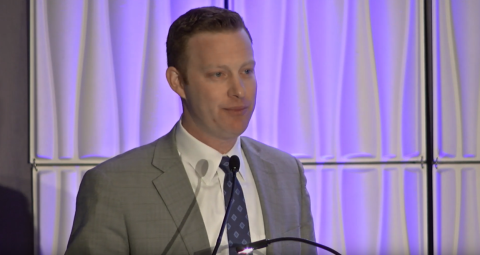 Conner Prochaska speaks at CERC event