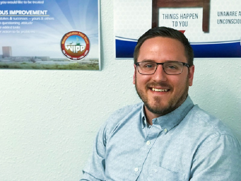 Forrest Queen, ventilation engineering manager at EM’s Waste Isolation Pilot Plant.