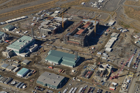 The Hanford Waste Treatment and Immobilization Plant, being built by prime contractor, Bechtel National, Inc., covers 65 acres with four nuclear facilities as well as operations and maintenance buildings, utilities, and office space. 
