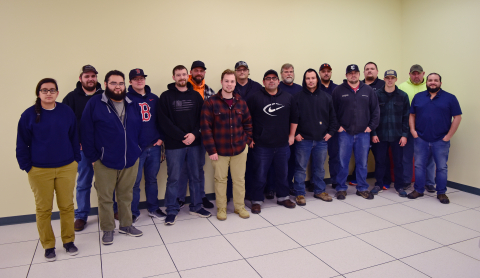 A crew of commissioning technicians recently graduated from fundamentals training at a simulator to running systems at Hanford's Waste Treatment and Immobilization Plant.