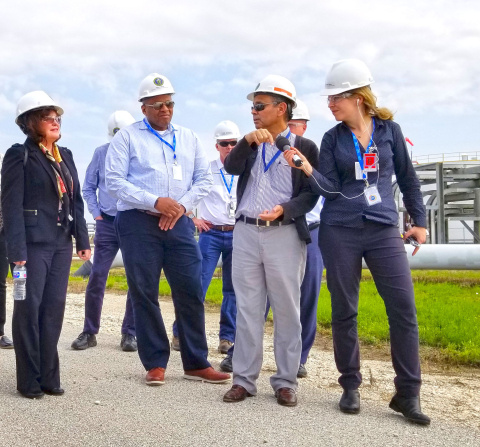 At the Bryan Mound Strategic Petroleum Reserve (SPR) storage site in Freeport, TX, the reporters learned about DOE’s Office of Petroleum Reserves and its mission to protect the U.S. from severe petroleum supply disruptions through the acquisition, storage