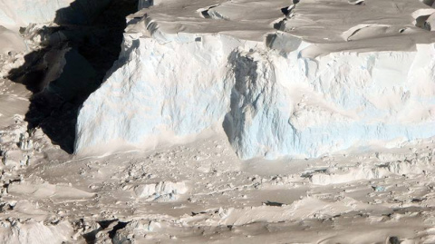 The Thwaites Ice Shelf in West Antarctica is one of the largest regional contributors to sea level rise.
