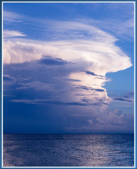 In areas with weak surface winds, additional evaporation from the ocean’s surface is a major energy source for driving tropical patterns that create rainfall.