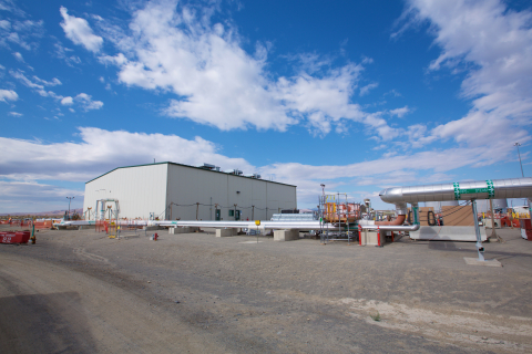 A view of the exterior of a steam plant needed to support EM’s program for treating underground tank waste at the Hanford Site by 2023.