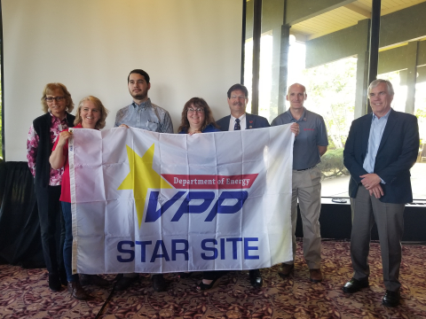 Celebrating being named a DOE Voluntary Protection Program Star site are