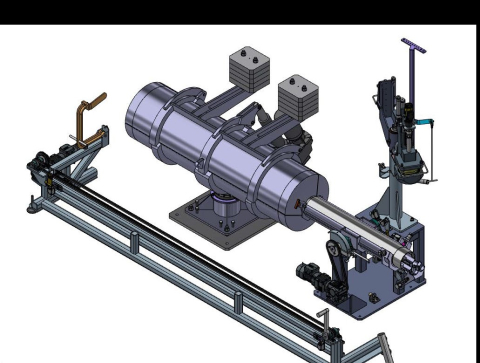 An artist’s rendition shows equipment to be installed to transfer nearly 2,000 radioactive capsules from storage in an underwater basin to safer, dry storage.