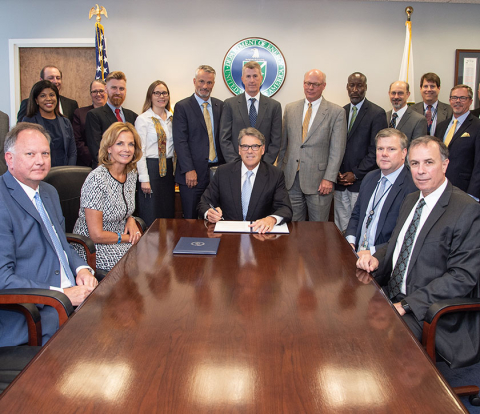 U.S. Secretary of Energy Rick Perry announced the establishment of the DOE Artificial Intelligence and Technology Office