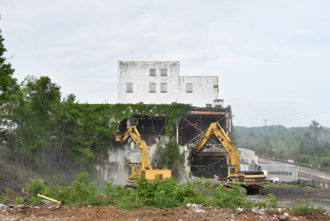Demolition on K-131 and K-631 began in May 2019. The buildings were the last of 11 Poplar Creek facilities Oak Ridge crews demolished.