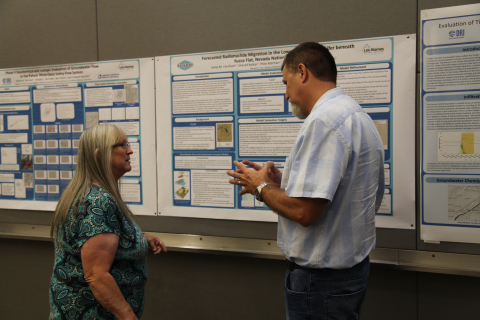 The EM Nevada Program held its sixth groundwater technical information exchange recently, providing a peer-to-peer forum for EM and its contractors to share research, results, and other expertise related to groundwater at or near the Nevada National Secur
