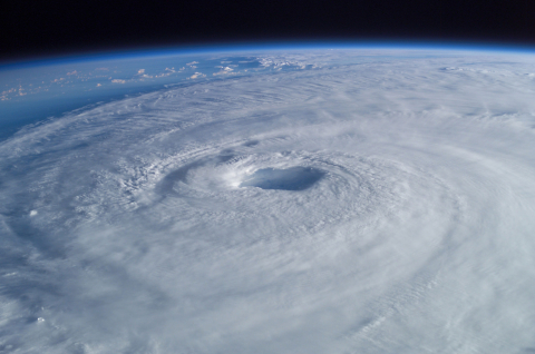 Hurricane from space