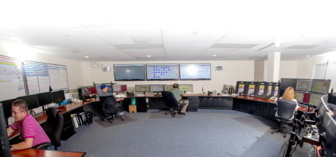The development of innovative automated systems at the Hanford Site has led to improved operational safety and efficiency as the site prepares for round-the-clock operations to treat tank waste. From a new central location, pictured here, operators can co