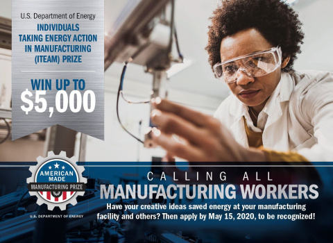 Calling all manufacturing workers - apply by may 15 2020.