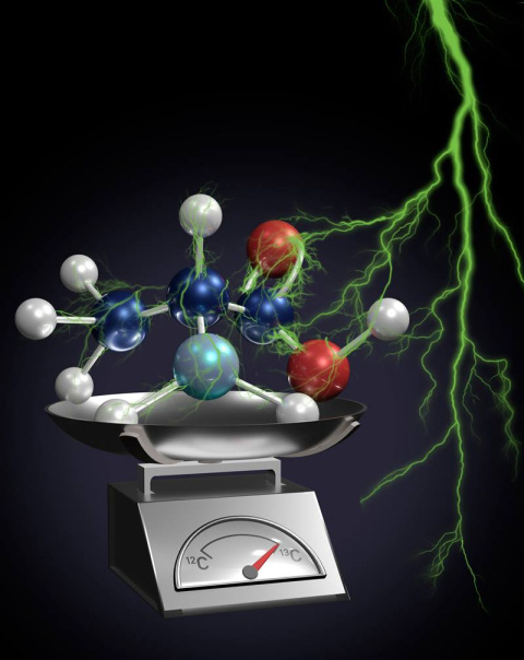 Researchers demonstrated the first use of electron microscopy for non-destructive isotope tracking in an amino acid. 