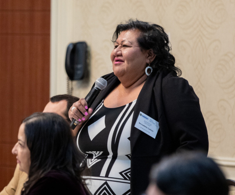 Bernadette Cuthair at Program Review.