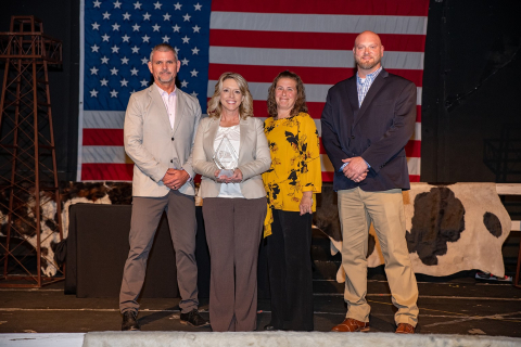 Swift & Staley Inc. employees accept the EHS Today America’s Safest Company award in Dallas, Texas