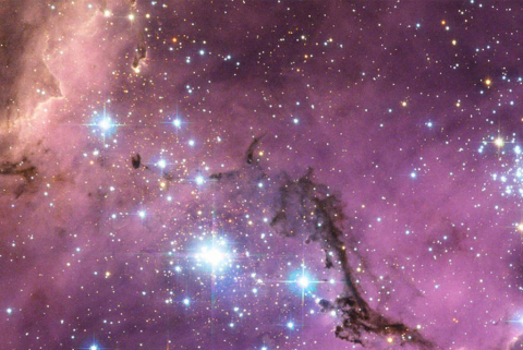 Astronomers have long known the Milky Way has satellite galaxies—including the Large Magellanic Cloud, above, which can be observed with the naked eye in the southern hemisphere. 