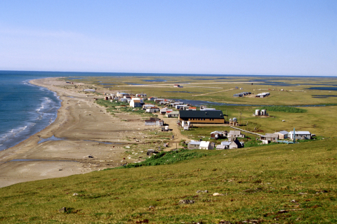 Community located near a body of water.