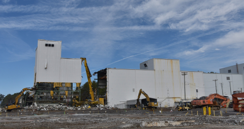 UCOR began demolition on the Centrifuge Complex during the first half of fiscal 2020. These buildings were the largest remaining buildings at the site and spanned 235,000 square feet.
