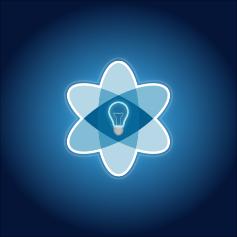 image icon of an atom