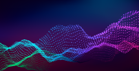 Quantum internet banner graphic