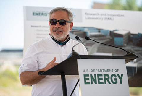 Secretary Brouillette announces ARIES at NREL.