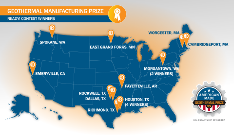 Geothermal Manufacturing Prize Ready! Contest Winners