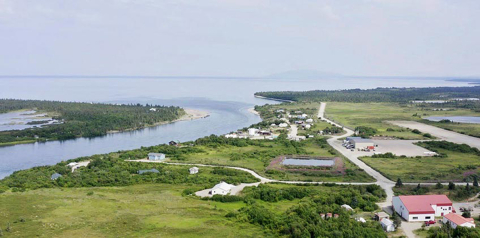 Orpc Igiugig Village aerial photo.