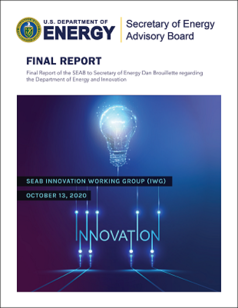 SEAB Innovation Report Cover