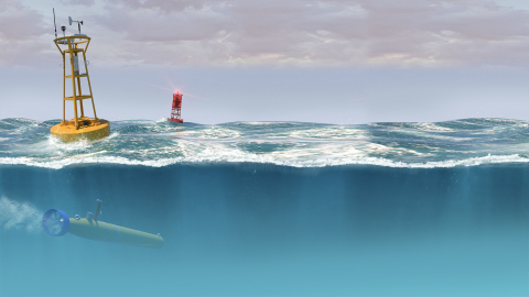 MHK technologies in the ocean. 
