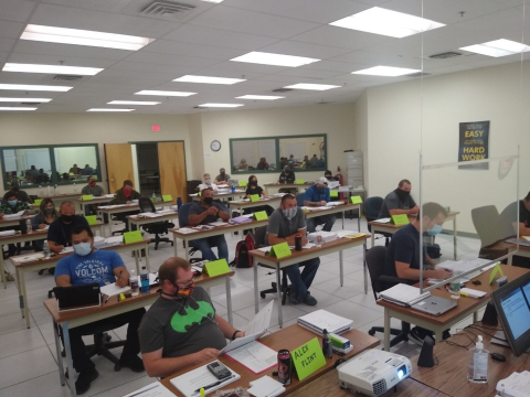 The final class of commissioning technicians recently completed the classroom portion of their in-depth systems training