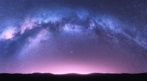 Night Sky With Milky Way