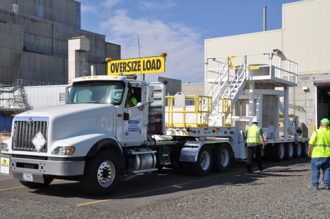 Workers with EM contractor Central Plateau Cleanup Company recently packaged and transferred the first shipment of contaminated filter media from the K West Reactor fuel storage basin for safe interim storage at T Plant on the Hanford Site.
