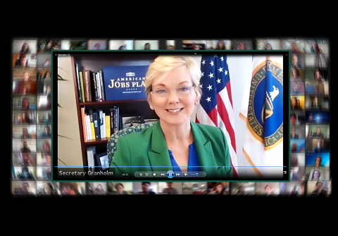 Intern talks about his upcoming summer of research and fusion energy with Energy Secretary Jennifer Granholm