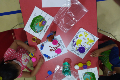 Determined to thrill budding scientists, Bradbury Science Museum’s educators Mel Strong, Chelsea Redman and intern Denisse Lerma traveled to six Española district elementary schools with the Summer Science on Wheels program.