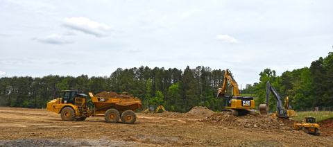 EM Oak Ridge cleanup contractor UCOR used nearly 5,500 trucks to bring in approximately 65,000 cubic yards of backfill soil to complete the former Centrifuge Complex area site restoration. Using soil from another location at East Tennessee Technology Park avoided $200,000 in costs.