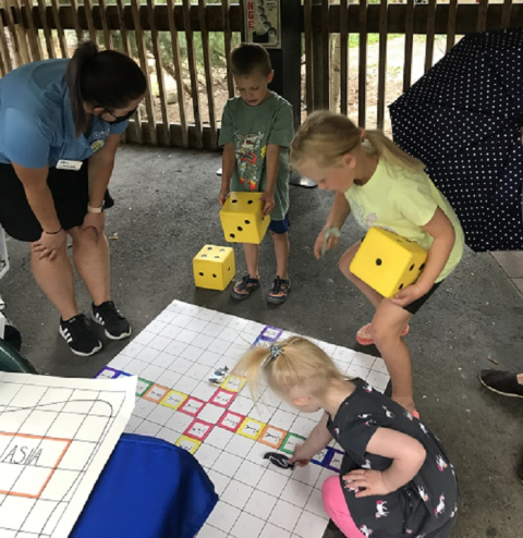 EM’s contractor at the Idaho National Laboratory (INL) Site, sponsors Family STEAM Day at the Zoo. Each science, technology, engineering, arts, and math (STEAM) station at the event is designed to stimulate the interest & creativity of students.