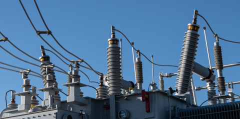 Photo of a power plant.